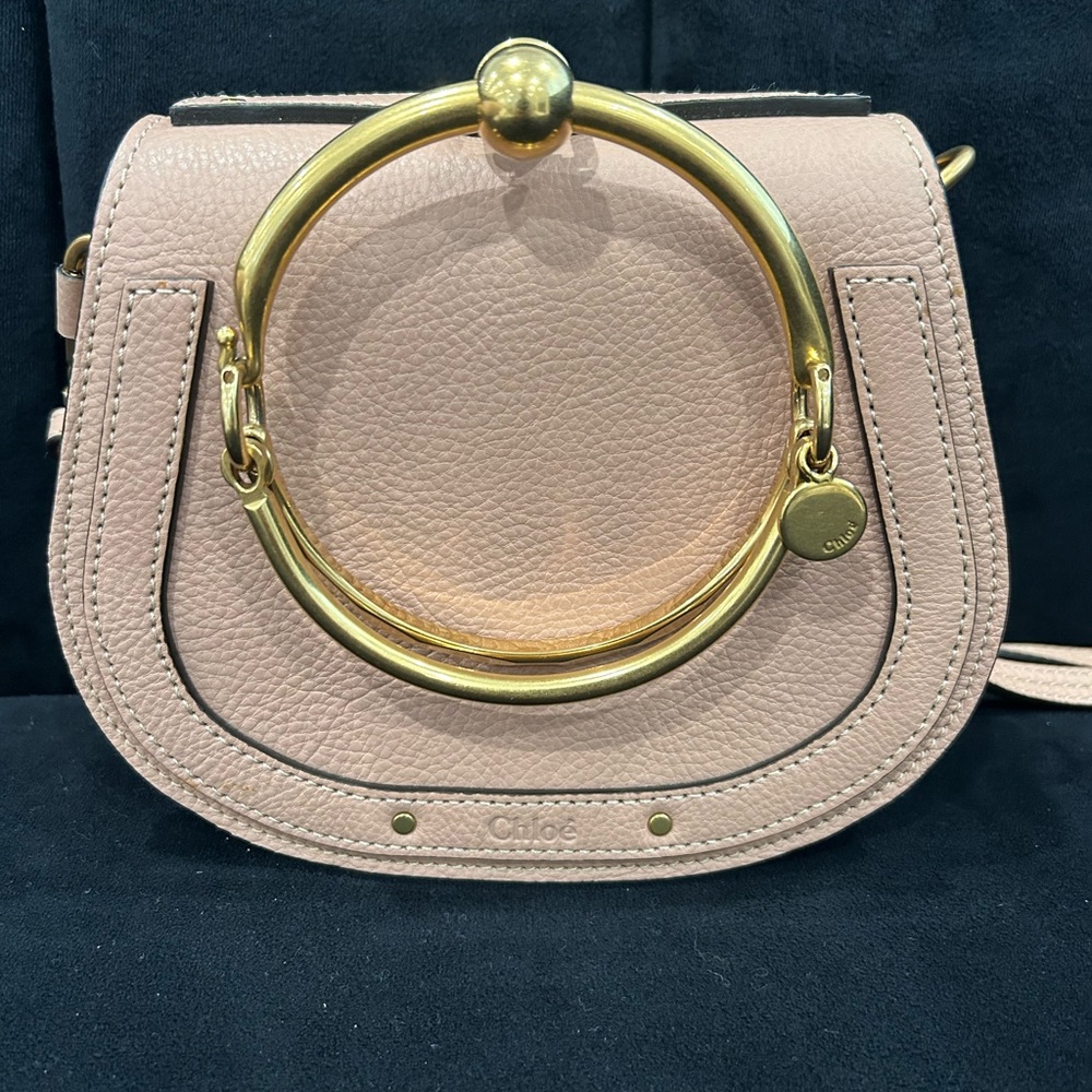 Chloe Shoulder Bag in Biscotti Beige